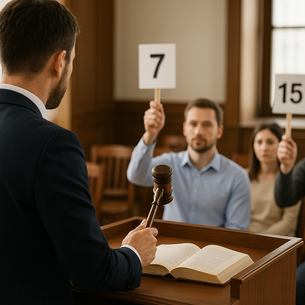 Jak działa licytacja komornicza i jak się do niej przygotować